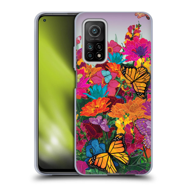 Suzan Lind Butterflies Garden Soft Gel Case for Xiaomi Mi 10T 5G