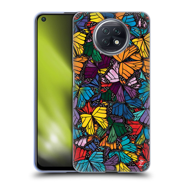 Suzan Lind Butterflies Monarch Soft Gel Case for Xiaomi Redmi Note 9T 5G