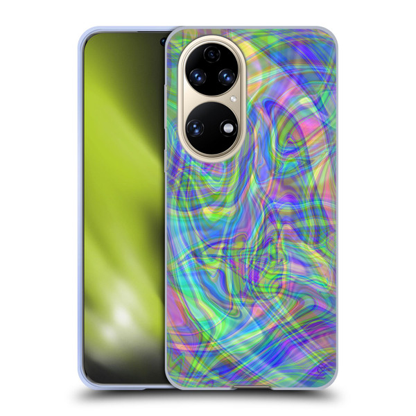 Suzan Lind Colours & Patterns Iridescent Abstract Soft Gel Case for Huawei P50