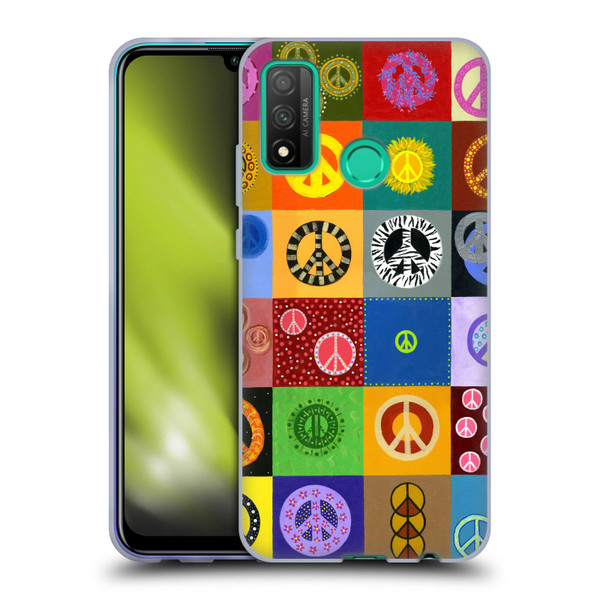 Suzan Lind Colours & Patterns Peace Quilt Soft Gel Case for Huawei P Smart (2020)