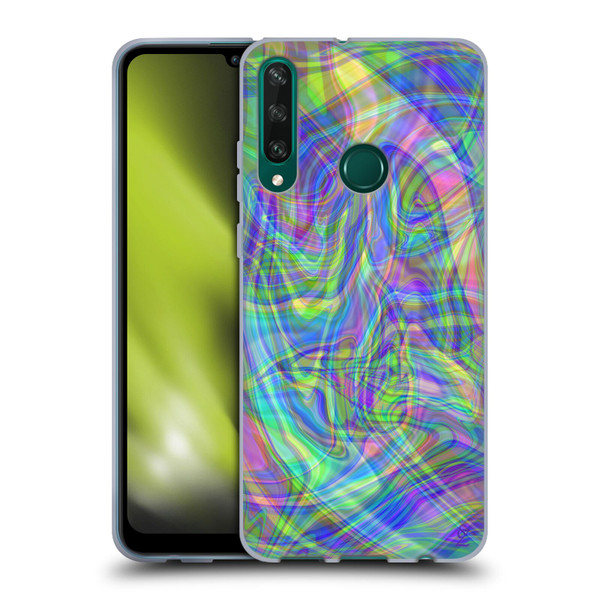Suzan Lind Colours & Patterns Iridescent Abstract Soft Gel Case for Huawei Y6p