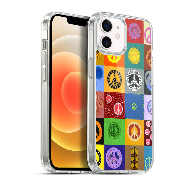 Suzan Lind Colours & Patterns Peace Quilt Soft Gel Case for Apple iPhone 12 / iPhone 12 Pro & MagSafe