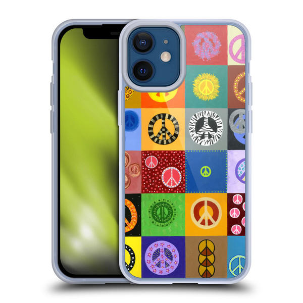 Suzan Lind Colours & Patterns Peace Quilt Soft Gel Case for Apple iPhone 12 Mini