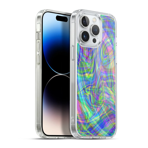 Suzan Lind Colours & Patterns Iridescent Abstract Soft Gel Case for Apple iPhone 13 Pro Max & MagSafe