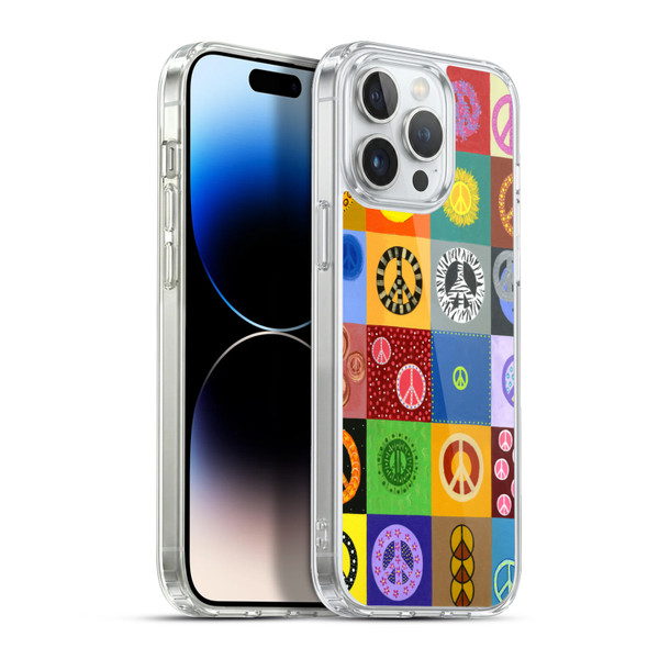Suzan Lind Colours & Patterns Peace Quilt Soft Gel Case for Apple iPhone 13 Pro Max & MagSafe