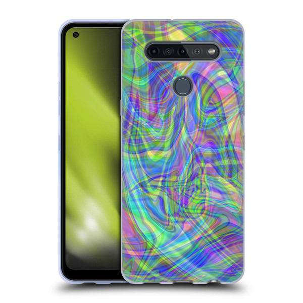 Suzan Lind Colours & Patterns Iridescent Abstract Soft Gel Case for LG K51S