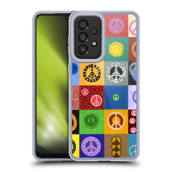 Suzan Lind Colours & Patterns Peace Quilt Soft Gel Case for Samsung Galaxy A33 5G (2022)