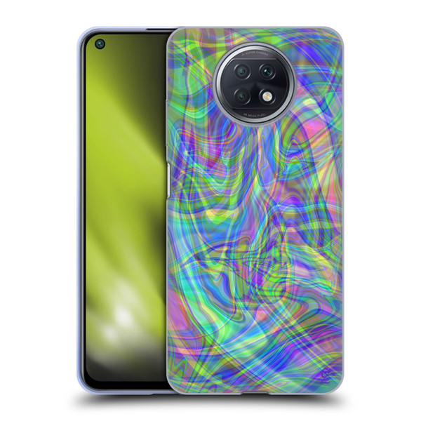 Suzan Lind Colours & Patterns Iridescent Abstract Soft Gel Case for Xiaomi Redmi Note 9T 5G