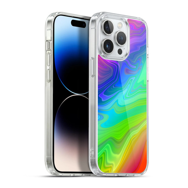 Suzan Lind Marble Rainbow Soft Gel Case for Apple iPhone 13 Pro Max & MagSafe