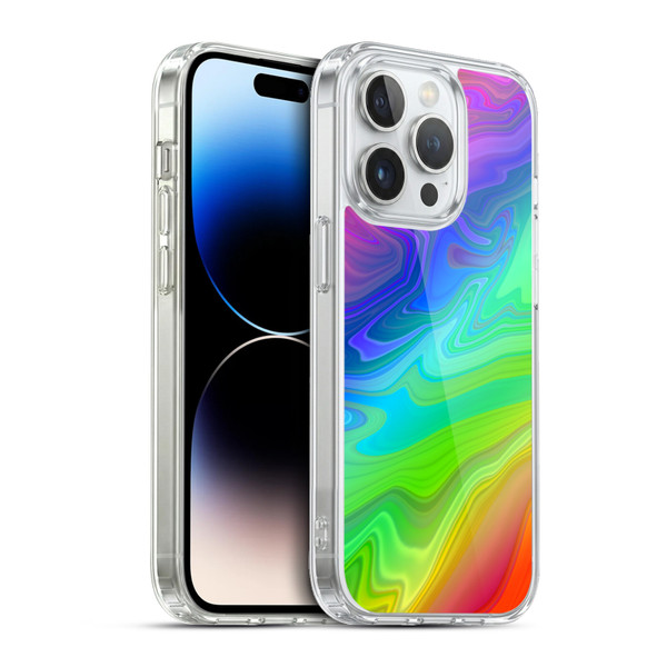 Suzan Lind Marble Rainbow Soft Gel Case for Apple iPhone 13 Pro & MagSafe