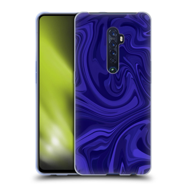 Suzan Lind Marble Indigo Soft Gel Case for OPPO Reno 2