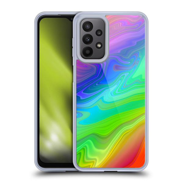 Suzan Lind Marble Rainbow Soft Gel Case for Samsung Galaxy A23 / 5G (2022)