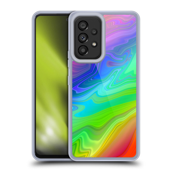 Suzan Lind Marble Rainbow Soft Gel Case for Samsung Galaxy A53 5G (2022)