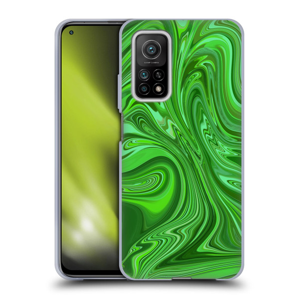 Suzan Lind Marble Emerald Green Soft Gel Case for Xiaomi Mi 10T 5G