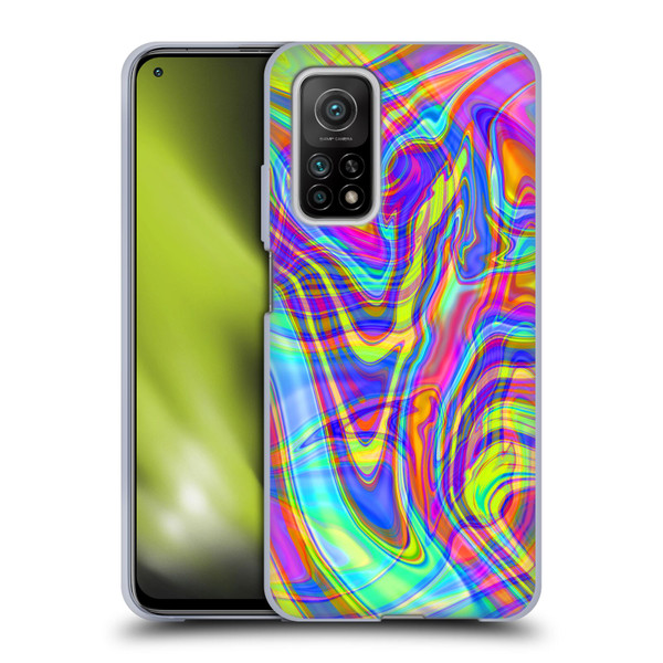 Suzan Lind Marble Illusion Rainbow Soft Gel Case for Xiaomi Mi 10T 5G