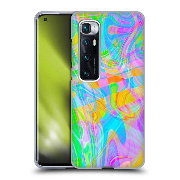 Suzan Lind Marble Abstract Rainbow Soft Gel Case for Xiaomi Mi 10 Ultra 5G