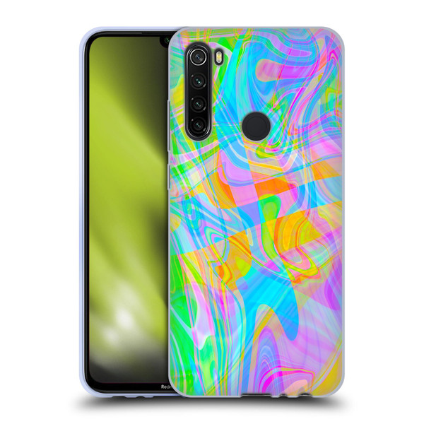 Suzan Lind Marble Abstract Rainbow Soft Gel Case for Xiaomi Redmi Note 8T