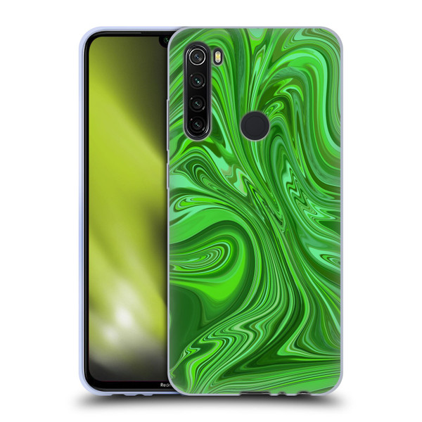 Suzan Lind Marble Emerald Green Soft Gel Case for Xiaomi Redmi Note 8T