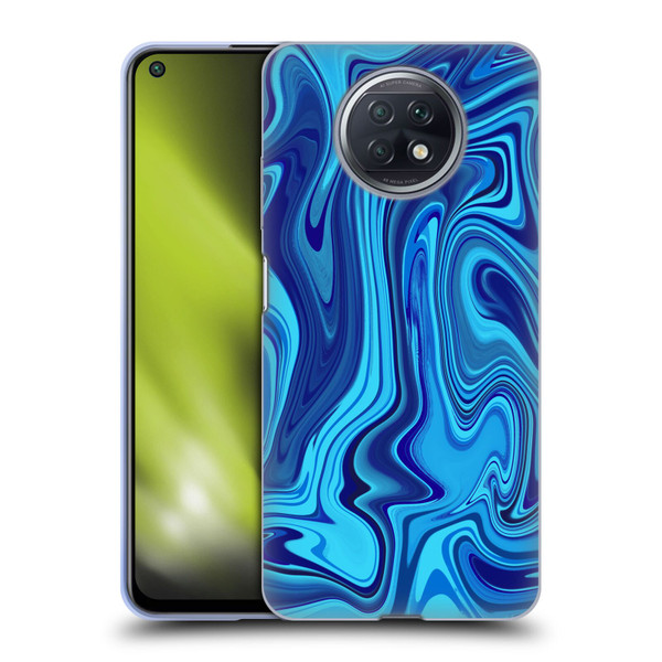 Suzan Lind Marble Blue Soft Gel Case for Xiaomi Redmi Note 9T 5G