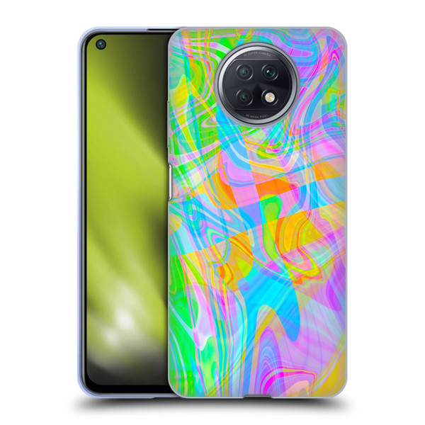 Suzan Lind Marble Abstract Rainbow Soft Gel Case for Xiaomi Redmi Note 9T 5G