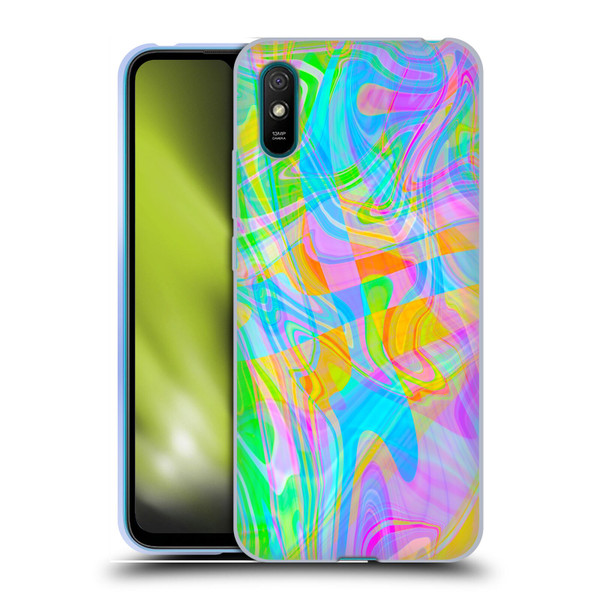 Suzan Lind Marble Abstract Rainbow Soft Gel Case for Xiaomi Redmi 9A / Redmi 9AT