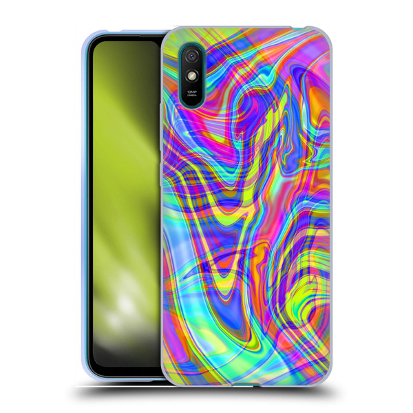 Suzan Lind Marble Illusion Rainbow Soft Gel Case for Xiaomi Redmi 9A / Redmi 9AT