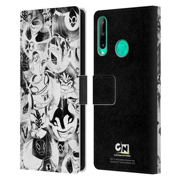 Ben 10: Ultimate Alien Graphics Ultimate Forms Leather Book Wallet Case Cover For Huawei P40 lite E