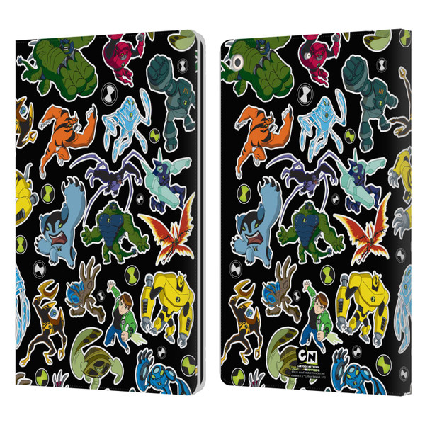 Ben 10: Ultimate Alien Graphics Alien Pattern Leather Book Wallet Case Cover For Apple iPad 10.2 2019/2020/2021