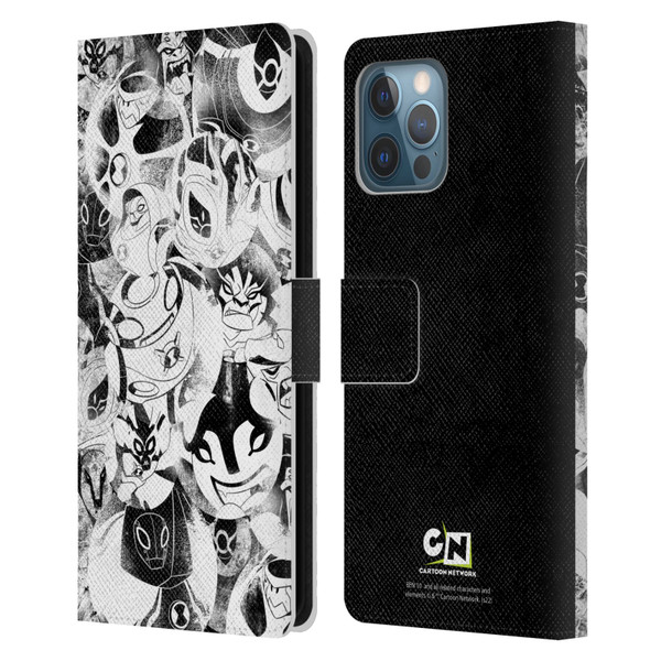 Ben 10: Ultimate Alien Graphics Ultimate Forms Leather Book Wallet Case Cover For Apple iPhone 12 Pro Max