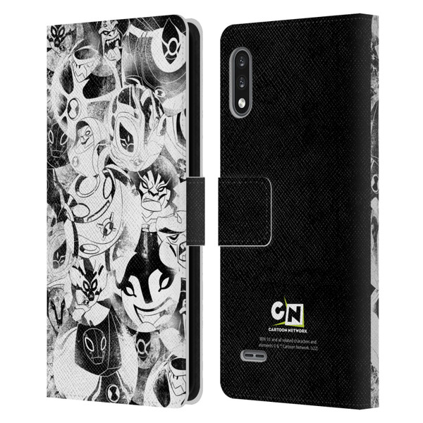 Ben 10: Ultimate Alien Graphics Ultimate Forms Leather Book Wallet Case Cover For LG K22