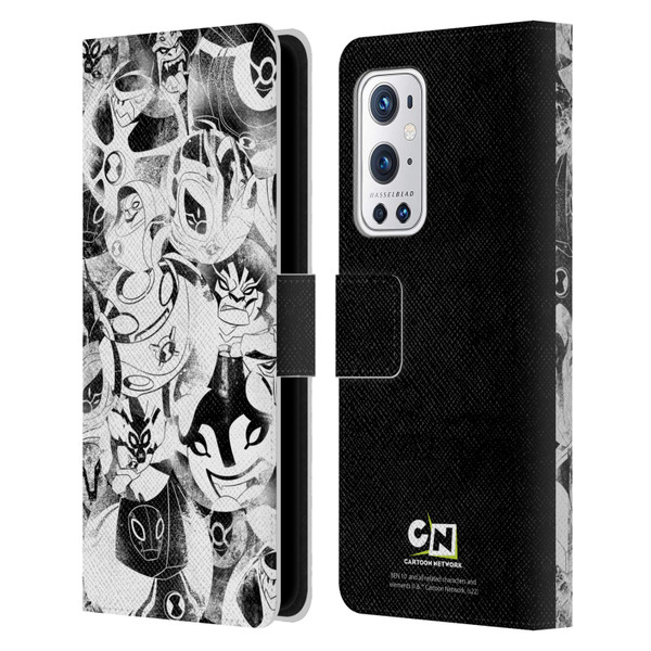 Ben 10: Ultimate Alien Graphics Ultimate Forms Leather Book Wallet Case Cover For OnePlus 9 Pro