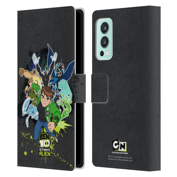 Ben 10: Ultimate Alien Graphics Character Art Leather Book Wallet Case Cover For OnePlus Nord 2 5G