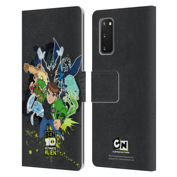Ben 10: Ultimate Alien Graphics Character Art Leather Book Wallet Case Cover For Samsung Galaxy S20 / S20 5G