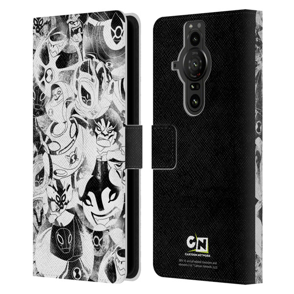 Ben 10: Ultimate Alien Graphics Ultimate Forms Leather Book Wallet Case Cover For Sony Xperia Pro-I