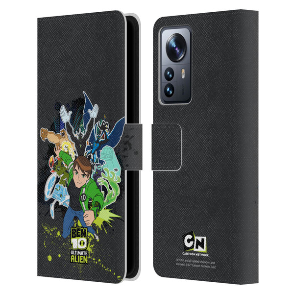 Ben 10: Ultimate Alien Graphics Character Art Leather Book Wallet Case Cover For Xiaomi 12 Pro