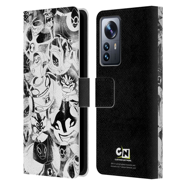 Ben 10: Ultimate Alien Graphics Ultimate Forms Leather Book Wallet Case Cover For Xiaomi 12 Pro
