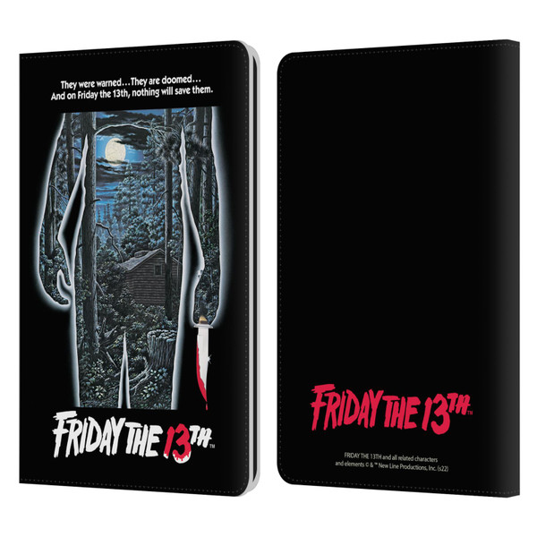 Friday the 13th 1980 Graphics Poster Leather Book Wallet Case Cover For Amazon Kindle Paperwhite 1 / 2 / 3
