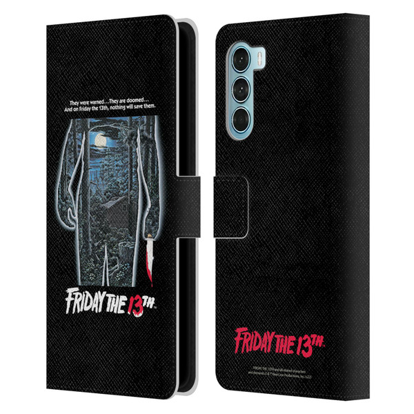 Friday the 13th 1980 Graphics Poster Leather Book Wallet Case Cover For Motorola Edge S30 / Moto G200 5G