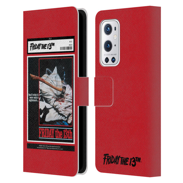 Friday the 13th 1980 Graphics Poster 2 Leather Book Wallet Case Cover For OnePlus 9 Pro