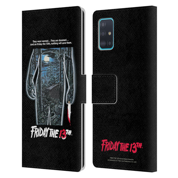 Friday the 13th 1980 Graphics Poster Leather Book Wallet Case Cover For Samsung Galaxy A51 (2019)