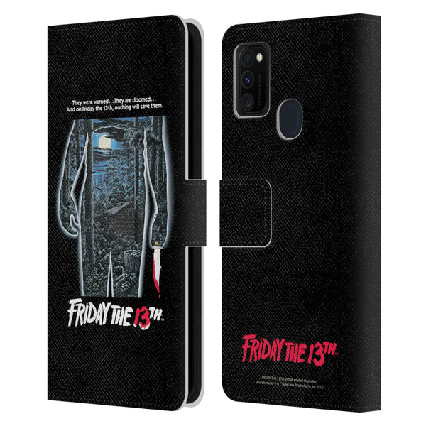 Friday the 13th 1980 Graphics Poster Leather Book Wallet Case Cover For Samsung Galaxy M30s (2019)/M21 (2020)