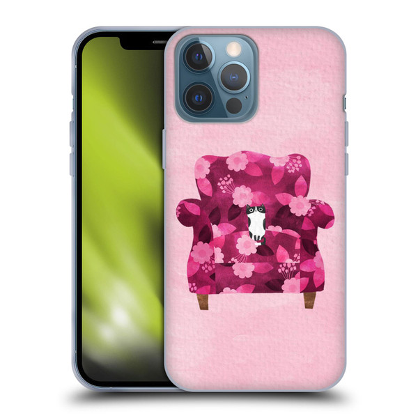 Planet Cat Arm Chair Raspberry Chair Cat Soft Gel Case for Apple iPhone 13 Pro Max