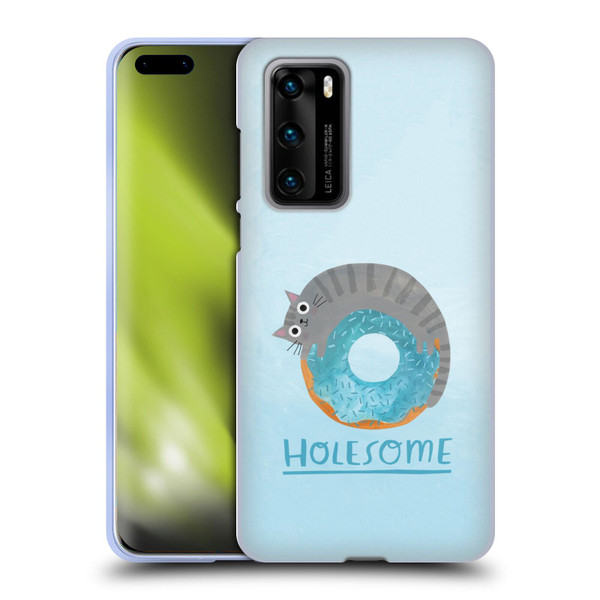 Planet Cat Puns Holesome Soft Gel Case for Huawei P40 5G