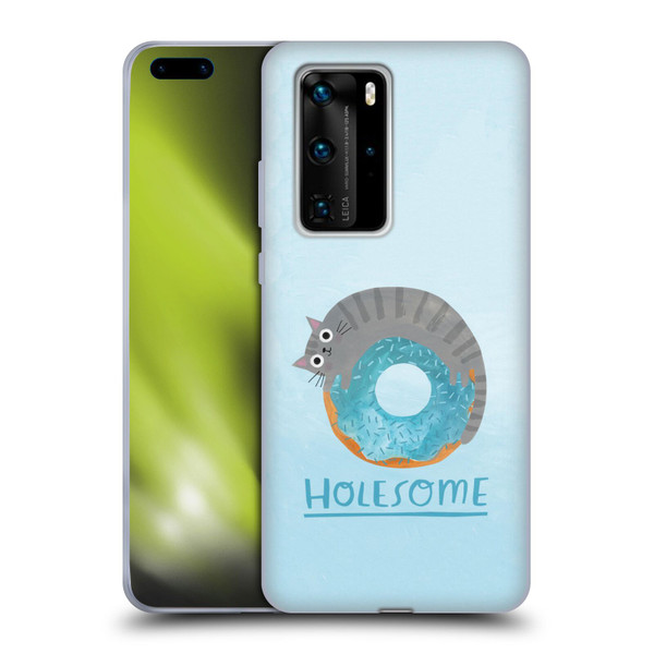 Planet Cat Puns Holesome Soft Gel Case for Huawei P40 Pro / P40 Pro Plus 5G