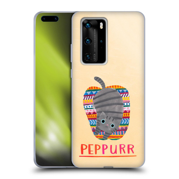 Planet Cat Puns Peppur Soft Gel Case for Huawei P40 Pro / P40 Pro Plus 5G