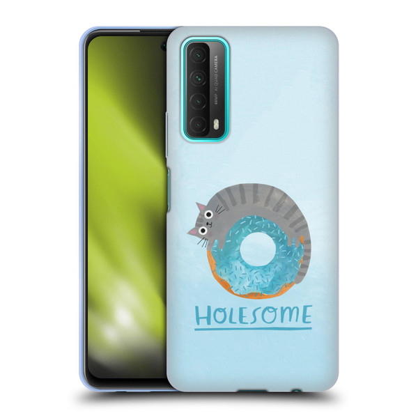 Planet Cat Puns Holesome Soft Gel Case for Huawei P Smart (2021)