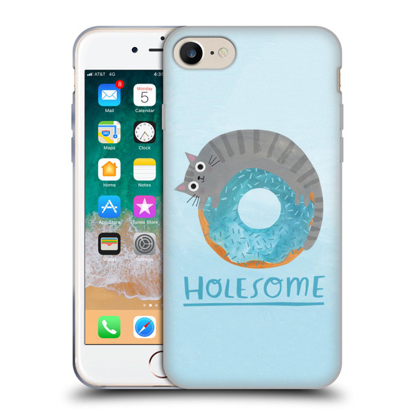 Planet Cat Puns Holesome Soft Gel Case for Apple iPhone 7 / 8 / SE 2020 & 2022