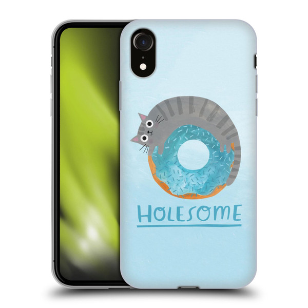 Planet Cat Puns Holesome Soft Gel Case for Apple iPhone XR