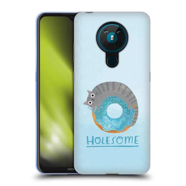 Planet Cat Puns Holesome Soft Gel Case for Nokia 5.3