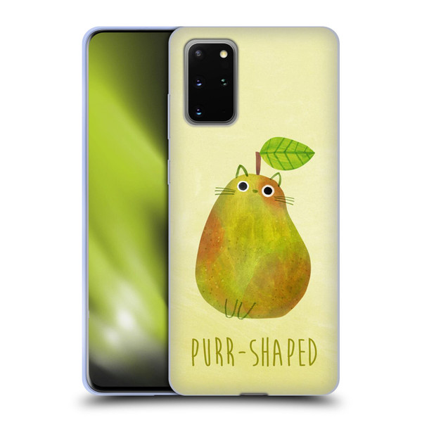 Planet Cat Puns Purr-shaped Soft Gel Case for Samsung Galaxy S20+ / S20+ 5G